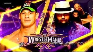 WWE Wrestlemania 30 Match Card  John Cena vs Bray Wyatt HD [upl. by Zales132]