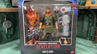 Masters of the Universe Revelation Target Exclusive Masterverse “Old” Man At Arms Raw toy Unboxing [upl. by Yolande]