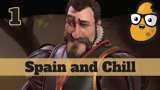 Civ 6 Spain Ep 1 Lets Play  Emperor and Chill [upl. by Sherborn]