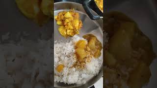 Sambar rice with egg thokku [upl. by Treharne]