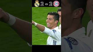 Real madrid 🆚️ Bayern 42 Highlights Ronaldo Crazy Hattrick 2017 football shorts youtube [upl. by Klecka]