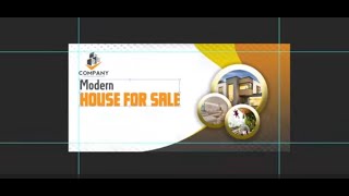 LinkedIn Banner Design  Real Estate Banner  Photoshop Tutorial  Bangla [upl. by Dnomaid]