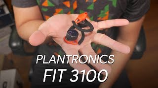 Plantronics BackBeat Fit 3100 handson a decent first try [upl. by Akemeuwkuhc160]