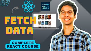 Fetching Data in React  TMDB API in React  Complete React Course [upl. by Yngad]