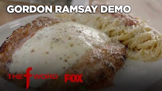 Gordon Ramsay Demonstrates How To Make The Perfect Chicken Parmesan  Season 1 Ep 3  THE F WORD [upl. by Geminius326]