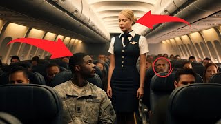 Black Soldier Denied First Class Seat by Woman Unaware of Whos Watching From Behind… [upl. by Yecam940]