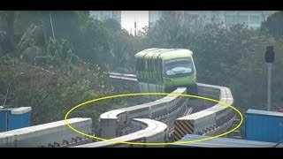 MUMBAI MONORAIL  Dont Miss The End amp See Something called TURNOUT Never Seen Before [upl. by Kamilah186]