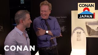 Conan amp Jordan Visit The Toto Toilet Showroom  CONAN on TBS [upl. by Nadaha]