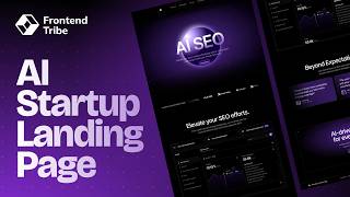 Create a Stunning AI Landing Page from Scratch React Nextjs Tailwind Framer Motion [upl. by Glover167]