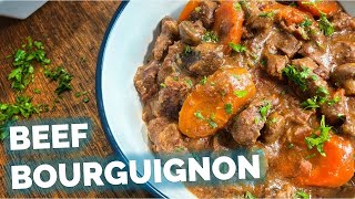 Beef Bourguignon Slow Cooker Perfection A Cozy French Classic [upl. by Brody]