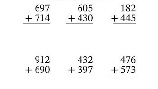 Addition of 3 digit numbers without carry l 3 digit addition  3 digit addition for class 2  जोड़ [upl. by Kevin]