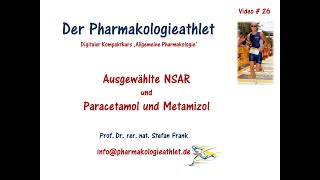 Noch mehr Analgetika Einzelsubstanzen NSAR die ParacetamolIntoxikation und Metamizol [upl. by Irahc]