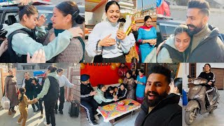 CANADA TO INDIA VISIT ON WEDDING  FAMILY REACTION  FAMILY GOT EMOTIONAL  INDER amp KIRAT [upl. by Enyamrahs]