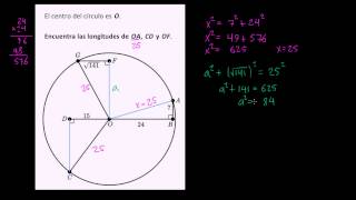 Teorema de Pitagoras y radios de círculos [upl. by Akira]