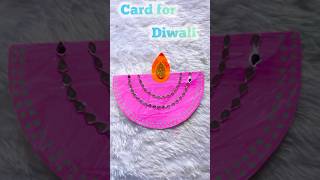 Easy Diwali card for school competition shorts youtubeshorts crafts kids [upl. by Aenej]