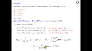 Esercizi di chimica  Stechiometria  1 semplici calcoli stechiometrici [upl. by Adlaremse]