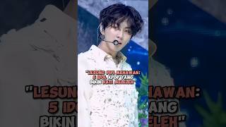 Lesung pipi Menawan 5 Idol Kpop Yang Bikin Hati Meleleh kpop short [upl. by Amelus]