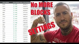 Jarvee Instagram Settings  No More Blocks AUG 2019 [upl. by Tamarra]