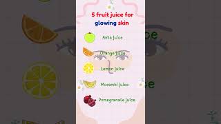 5 Best Fruit Juices for Glowing Skin [upl. by Yrral909]