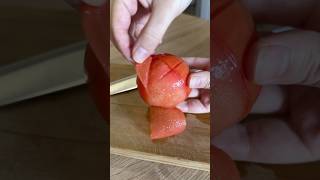 Easy Way to Peel Tomatoes cookinghacks [upl. by Dorothi]