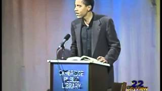 Obama Reading From Dreams From My Father 1995 [upl. by Selway568]