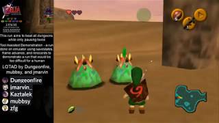 Ocarina of Time All dungeons in 2 pauses commentated [upl. by Ditmore]