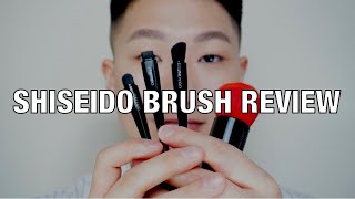 SHISEIDO BRUSH REVIEW [upl. by Weaver608]