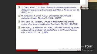 Ana Bela Cruzeiro  Geometric and variational aspects of the Euler and the NavierStokes equations [upl. by Erikson]