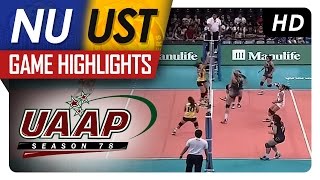 UAAP 78 WV UST vs NU Game Highlights [upl. by Otokam]