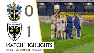 HIGHLIGHTS Sutton United U18 vs AFC Wimbledon U18 FA Youth Cup 301024 [upl. by Enneicul841]