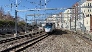 Riding 150 MPH Amtrak Acela Train 2173 Providence to Westerly Rhode Island 41421 [upl. by Dewitt191]