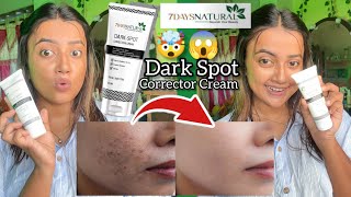 7Days Natural Dark Spot Remover Cream For Remove Pimple Marks Acne Scar Blemishes  7Days Natural [upl. by Nellir546]