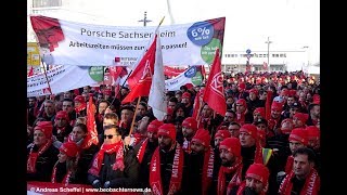 Hück Metaller regen sich granatenmäßig auf  Stuttgart 15012018 [upl. by Hildie]