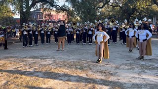 Greenville High School Marching Band 2024 Pre Orpheus Parade In New Orleans [upl. by Meter]