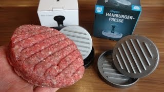 quotSAGAFORM amp GRÄWE HAMBURGERPRESSE IM VERGLEICHquot Welche macht besser Patties [upl. by Kesley]