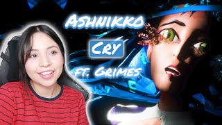 Ashnikko  Cry Feat Grimes  REACTION [upl. by Yvaht195]