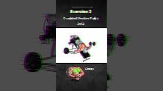 quotUltimate Dumbbell Chest Workoutquot gym chest viral [upl. by Anilegnave]