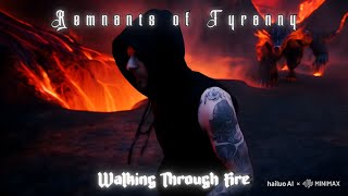 Remnants of Tyranny  Walking Through Fire Official Music Video [upl. by Nide]