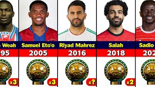 African Footballer of the Year Award Winners 1970  2022 [upl. by Knipe]