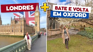 Londres e bate e volta para Oxford  VLOG DE VIAGEM [upl. by Romeon488]