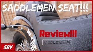 Saddlemen Seat Review  Softail Street Bob  Harley Davidson FXBB [upl. by Rigby145]