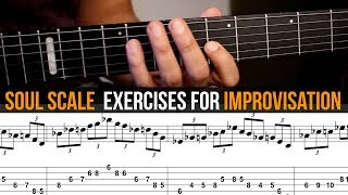 Soul Scale Exercises for Improvisation  Guitar Tab [upl. by Evans]