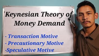 Keynesian Theory of Money Demand [upl. by Ahseiyk]