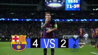 Barcelona vs Tottenham 42 Highlights  Messi and Coutinho Shine at Wembley  2018 Champions League [upl. by Vincelette]