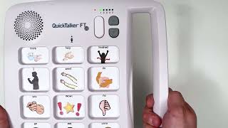 Getting Started With The AbleNet QuickTalker FeatherTouch 7 12 and 23 Speech Devices [upl. by Deys504]