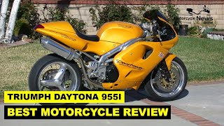 TRIUMPH DAYTONA 955I BEST MOTORCYCLE REVIEW  Tubular alloy perimeter [upl. by Jennifer929]