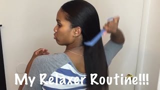 My at home Relaxer Routine [upl. by Mochun]