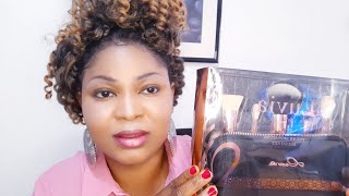 Makeup Brushes Review Unboxing Luvia Vegan Cosmetics BrushesFirst Impression [upl. by Nylirahs]