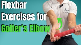 Golfers Elbow Flexbar Exercises  San Diego Sports Chiropractic [upl. by Geiss]