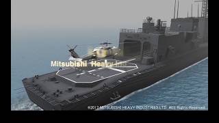 Mitsubishi Heavy Industries SLAS Ship Landing Assist System [upl. by Cristy]